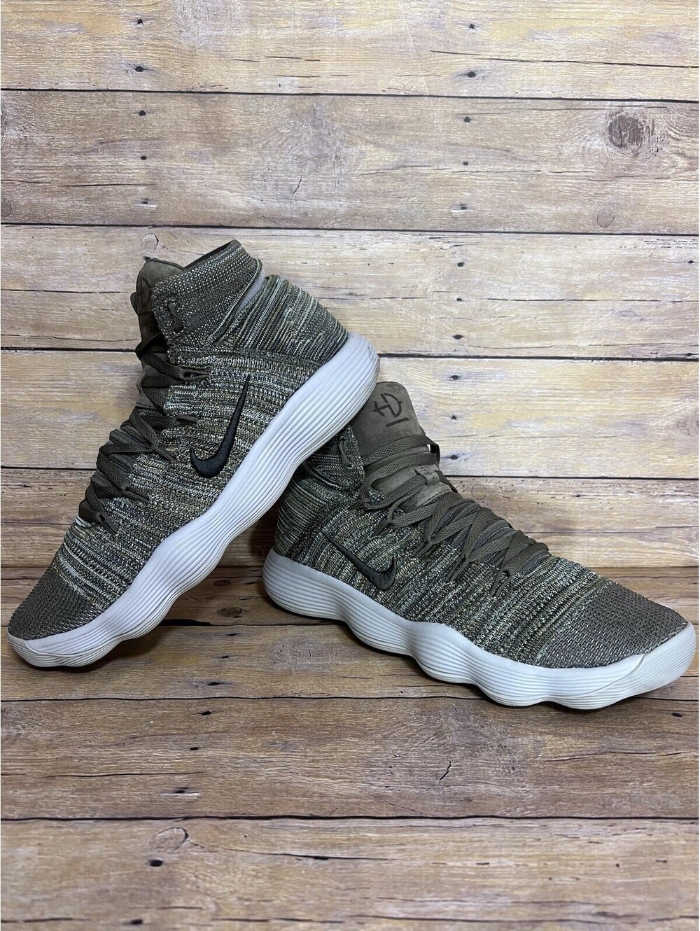 Nike Lab React Hyperdunk 2017 Size 11 Men’s Flyknit Cargo Khaki